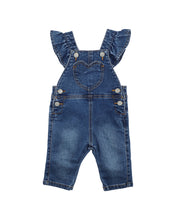 Load image into Gallery viewer, FOX &amp; FINCH DENIM HEART OVERALLS
